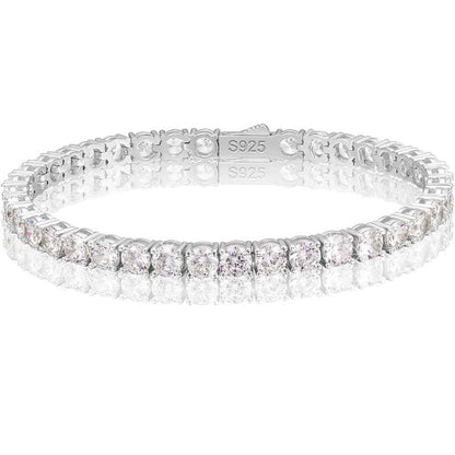 L'Éclat Tennis Bracelet with 5mm Moissanite Stones