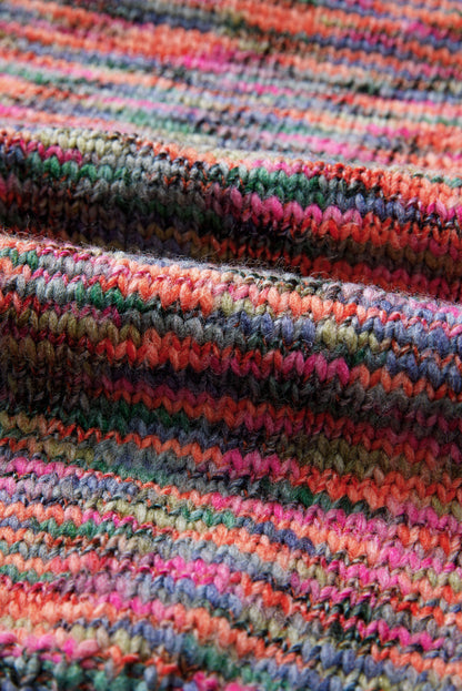 Space Dye Crew Neck Sweater
