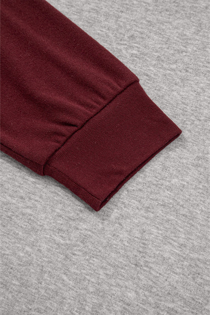 Colorblock Raglan Long Sleeve T-Shirt
