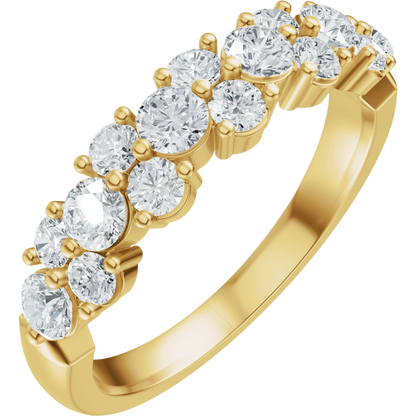 Celestine 14K Gold Diamond Anniversary Band