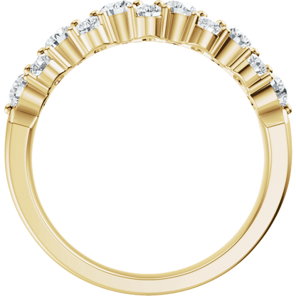 Celestine 14K Gold Diamond Anniversary Band