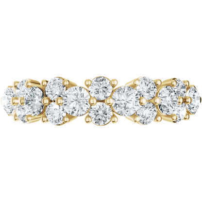 Celestine 14K Gold Diamond Anniversary Band