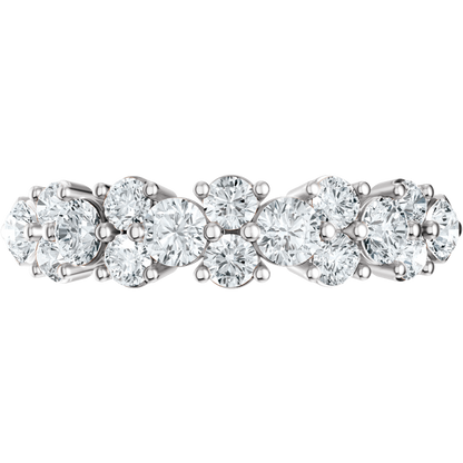 Celestine 14K Gold Diamond Anniversary Band
