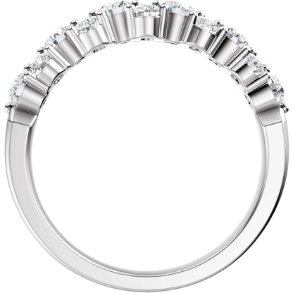 Celestine 14K Gold Diamond Anniversary Band