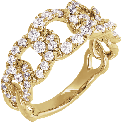 1 CTW Lab Grown Diamond Ring 14K Yellow Gold
