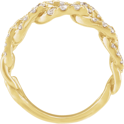 1 CTW Lab Grown Diamond Ring 14K Yellow Gold