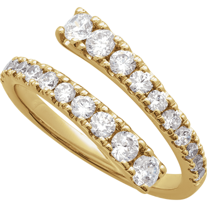 Lumière Diamond Bypass Ring