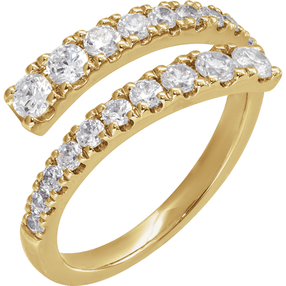 Lumière Diamond Bypass Ring