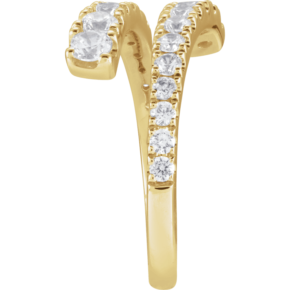 Lumière Diamond Bypass Ring