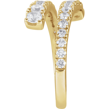 Lumière Diamond Bypass Ring
