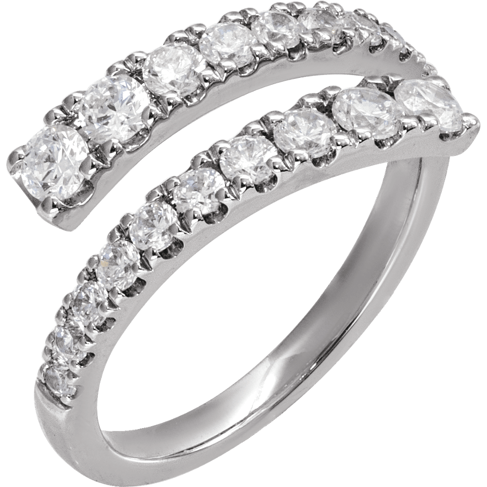 Lumière Diamond Bypass Ring
