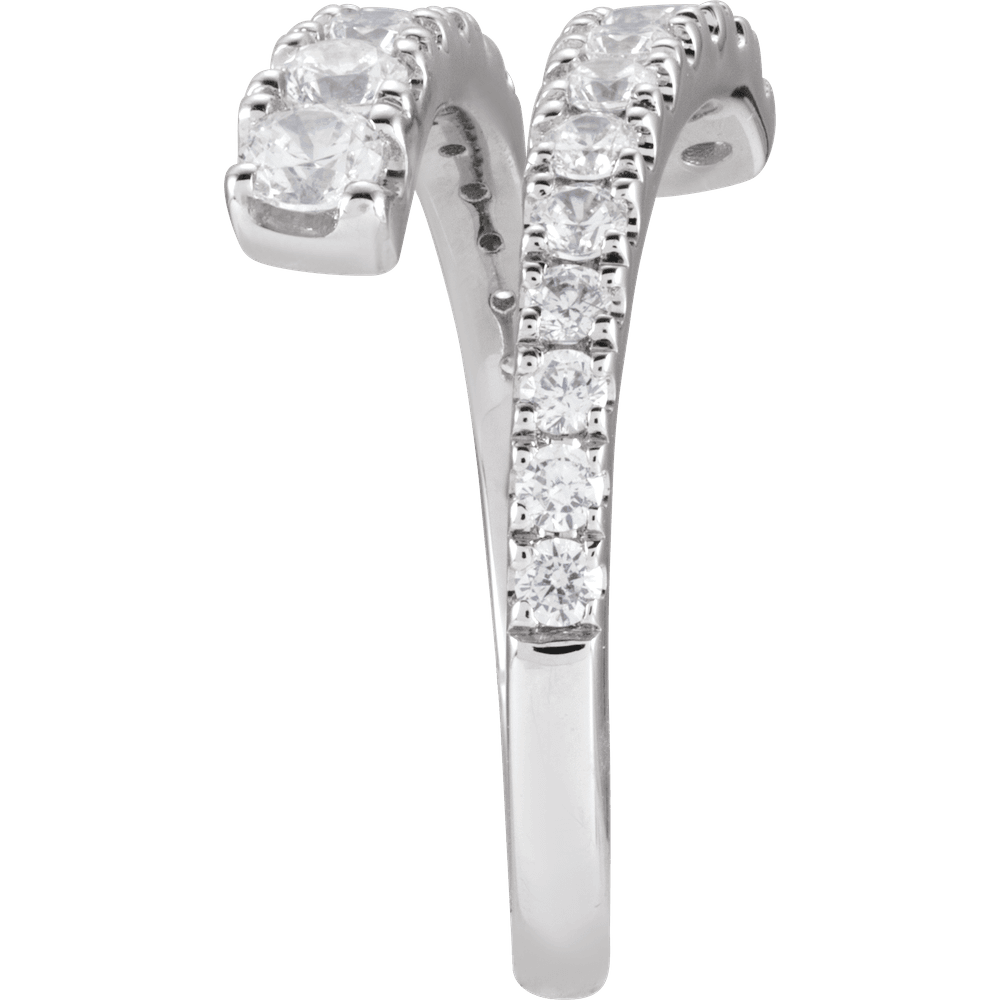 Lumière Diamond Bypass Ring