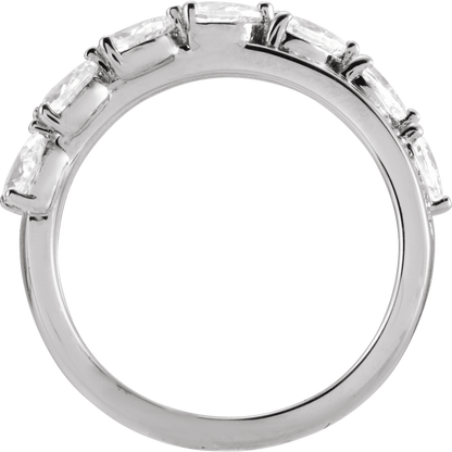 Éclat Pear Diamond Ring 14K White & Yellow Gold