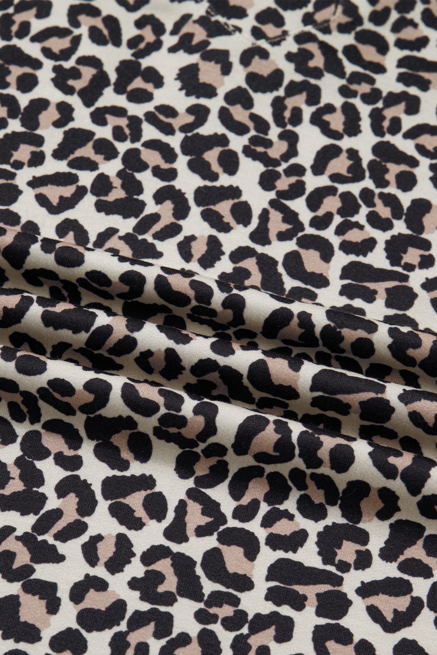 Leopard Stripe Patchwork Zip Collar Mini Dress