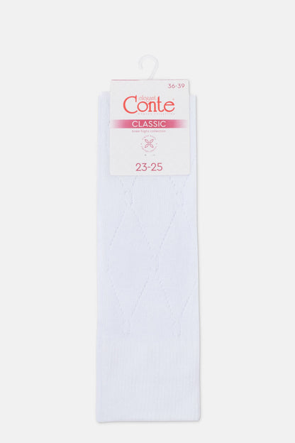 Cotton Knee Highs Conte Classic 007