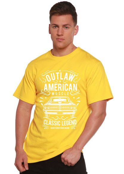 Outlaw American Muscle Spun Bamboo® Men's Bamboo Viscose/Organic Cotton Short Sleeve Graphic T-Shirt