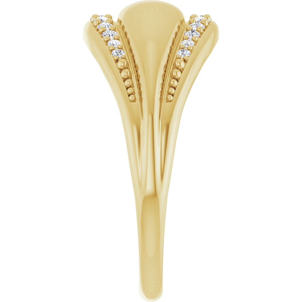 Éclat Ligne Diamond Ring 14K Gold
