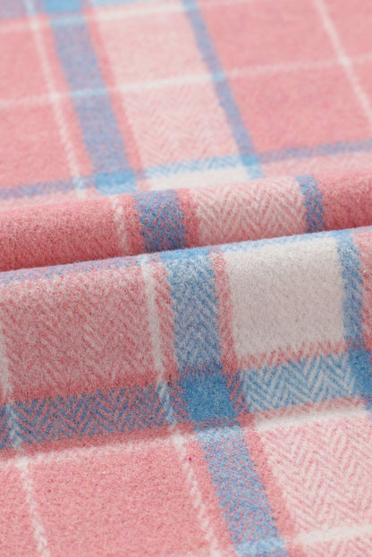 Plaid Flannel Flap Pocket Shacket