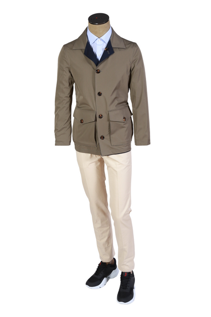 Kired by Kiton Nylon Reversible Jacket