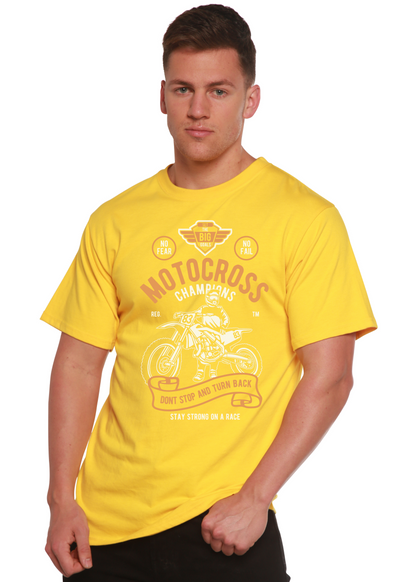 Motocross Champions Men's Bamboo Viscose/Organic Cotton Short Sleeve Graphic T-Shirt