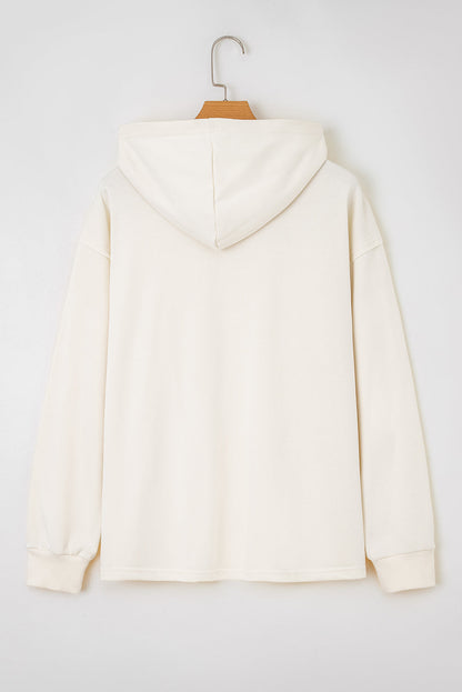 Solid Bow Tie Long Sleeve Hoodie