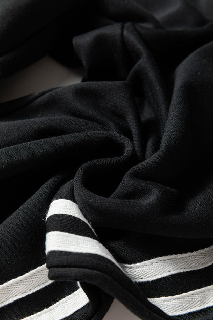 Varsity Stripe Crewneck Pullover & Sweatpants Set