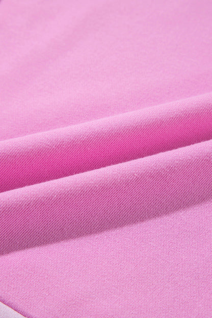 Colorblock Crewneck Henley Sweatshirt