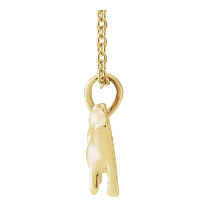 GC Cavallo 14K Yellow Gold Horse Necklace