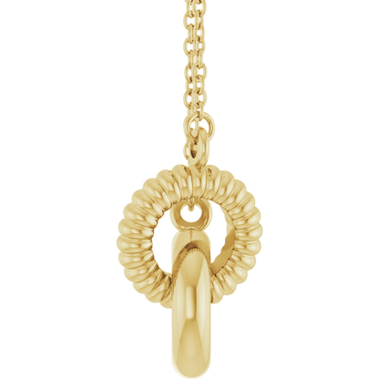 Liaison Éternelle Necklace 14K Gold Interlocking Circles
