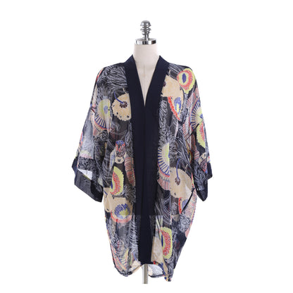 Pineapple Travel All Match Beach Sun Protection Cardigan Blouse