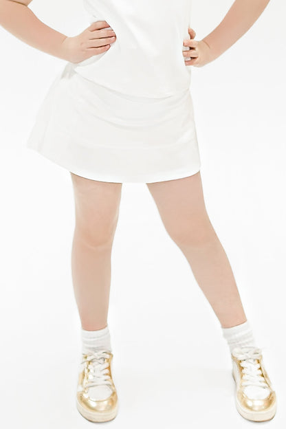 White Tennis Skort