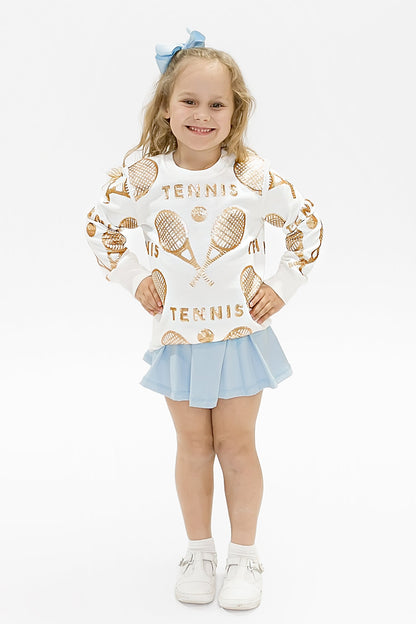 Gold Tennis Sweatshirt