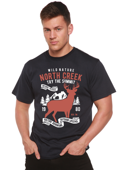 North Creek Spun Bamboo® Men's Bamboo Viscose/Organic Cotton Short Sleeve Graphic T-Shirt