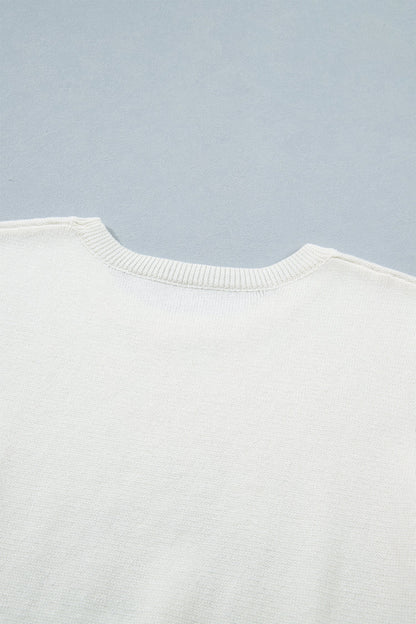 Western Horse Head Short Sleeve Sweater
