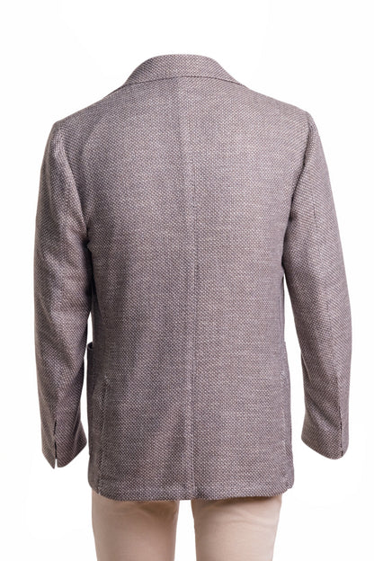 Sartorio Birdseye Virgin Wool-Silk-Cotton Sport Jacket