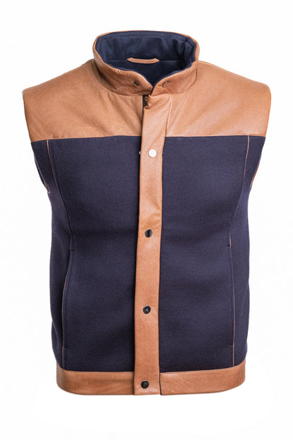 Manrico Cashmere Zip-Up Vest