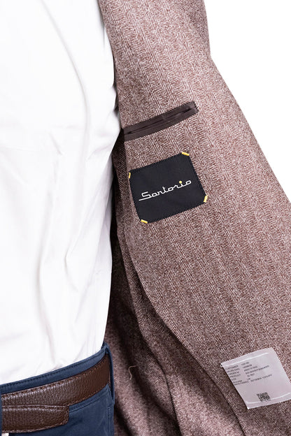 Sartorio Herringbone Virgin Wool Sport Jacket