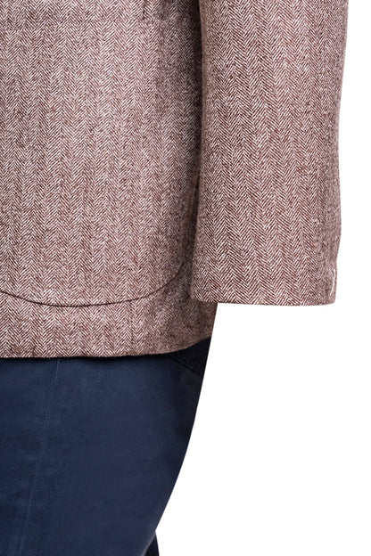 Sartorio Herringbone Virgin Wool Sport Jacket