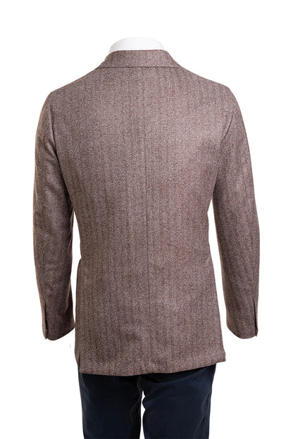 Sartorio Herringbone Virgin Wool Sport Jacket