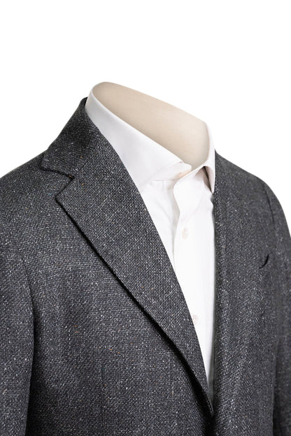 Sartorio Woven Virgin Wool-Silk-Linen Sport Jacket