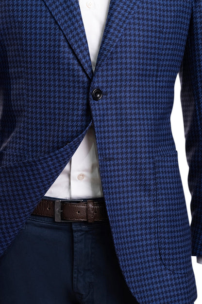 Sartorio Houndstooth Virgin Wool Sport Jacket