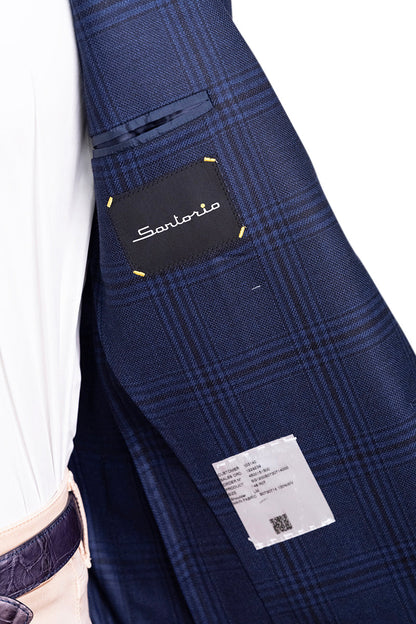 Sartorio Checked Virgin Wool Sport Jacket