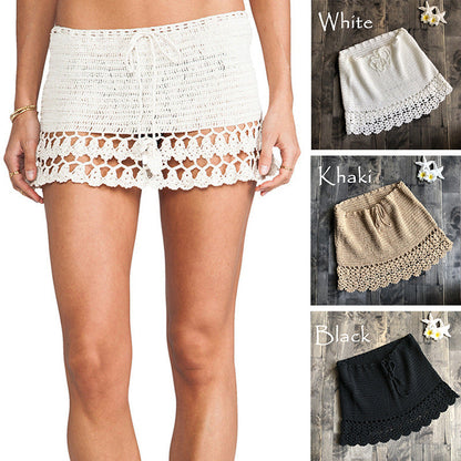 Hand-Woven Beach Bikini Export Swimsuit A- line Skirt Factory Direct