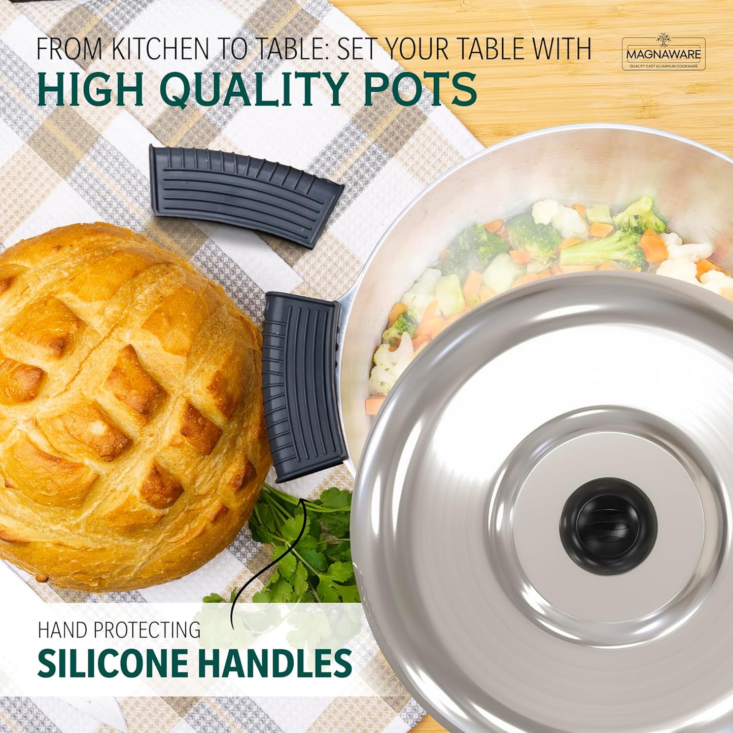 3 Quarts Round Dutch Oven with Lid