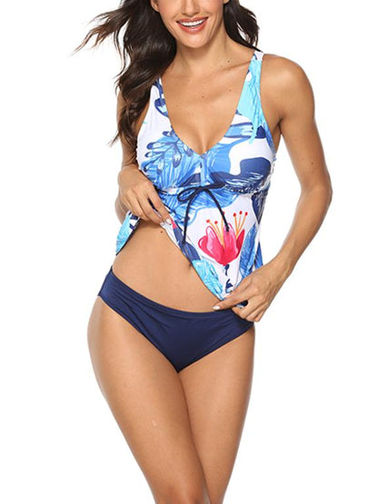 Bikini Ladies Split Swimsuit Printed Swimsuit Swimsuit Bikini