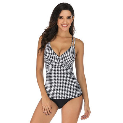 Swimsuit Women Sexy Solid Color Swimsuit Women Split Swimsuit