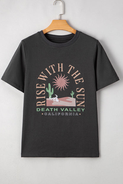 RISE WITH THE SUN Western Crewneck Tee