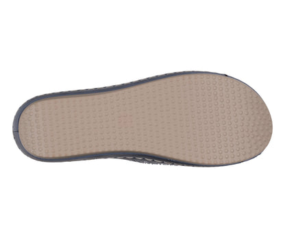 Women's Adrina Embellished Velcro Navy Wedge Sandals