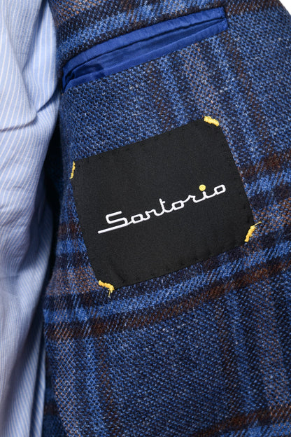 Sartorio Plaid Virgin Wool Sport Jacket