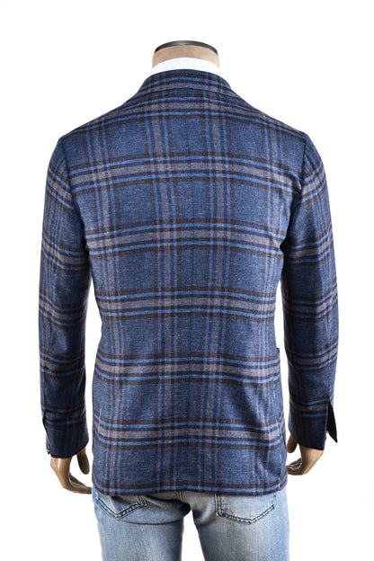 Sartorio Plaid Virgin Wool Sport Jacket